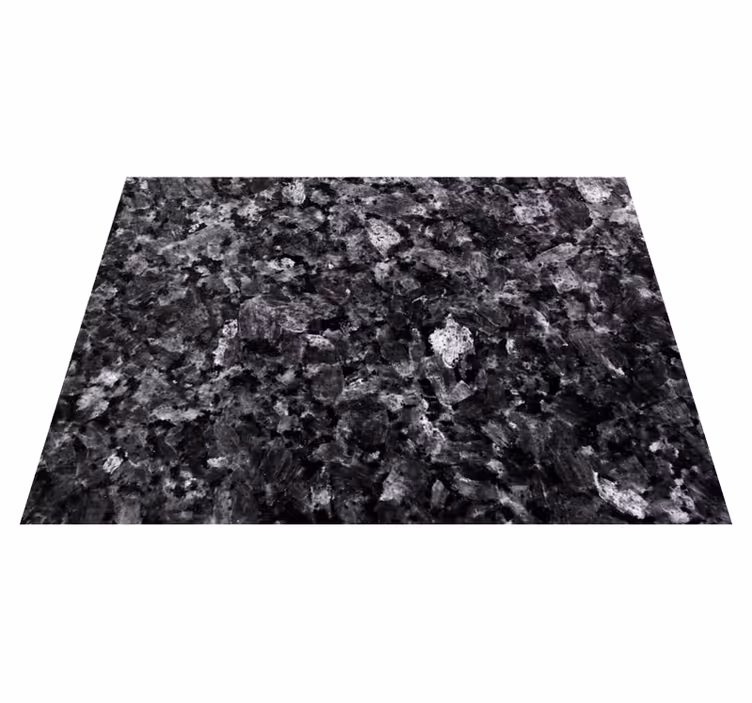 Tappeto vinile effetto marmo stile carbone scuro - TenStickers