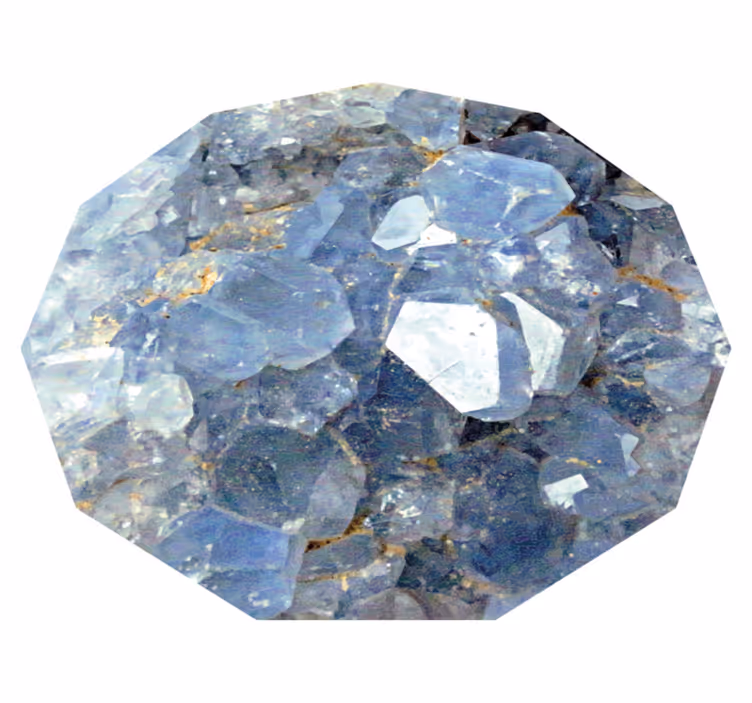 Tappeti vinile motivi modello di cristallo glaciale - TenStickers