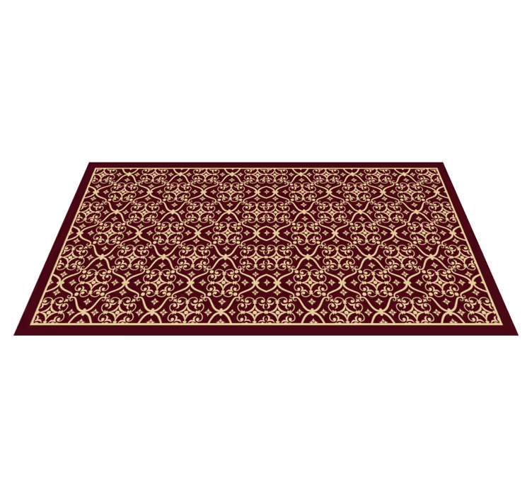Tappeto vinile vintage raffinato stile vintage - TenStickers