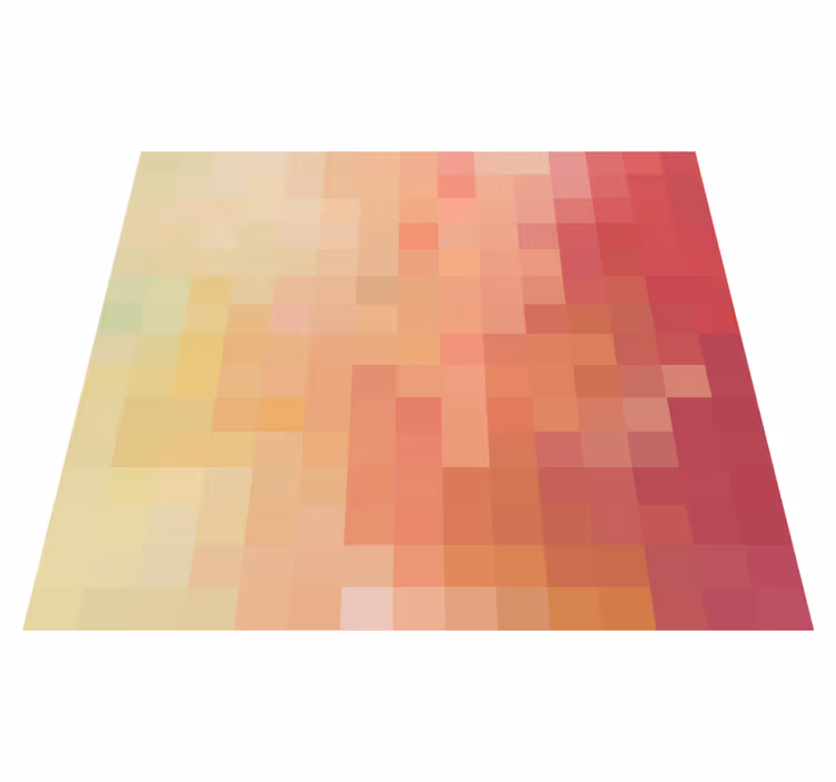 Tappeto in vinile mosaico Quadrati multicolori - TenStickers
