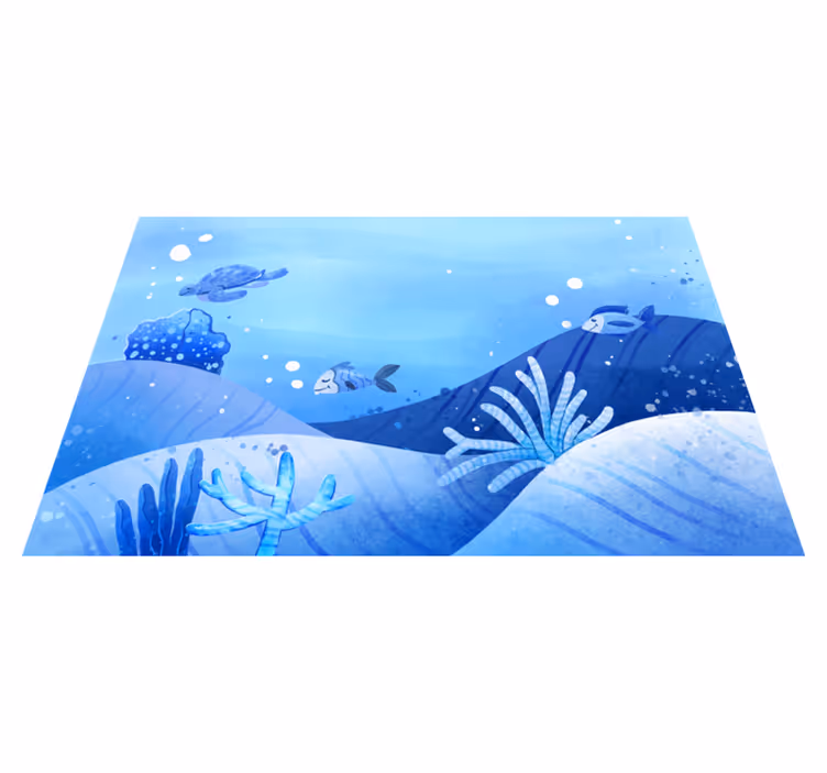 Tappeto vinile natura scena oceanica - TenStickers
