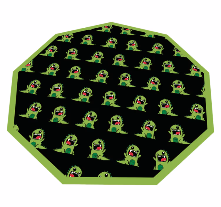 Tappeto vinile per bambini con motivo creature cartoon - TenStickers
