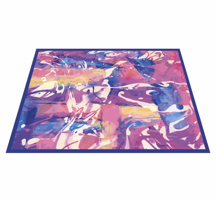 Tappeti vinile motivi vortice astratto colorato - TenStickers