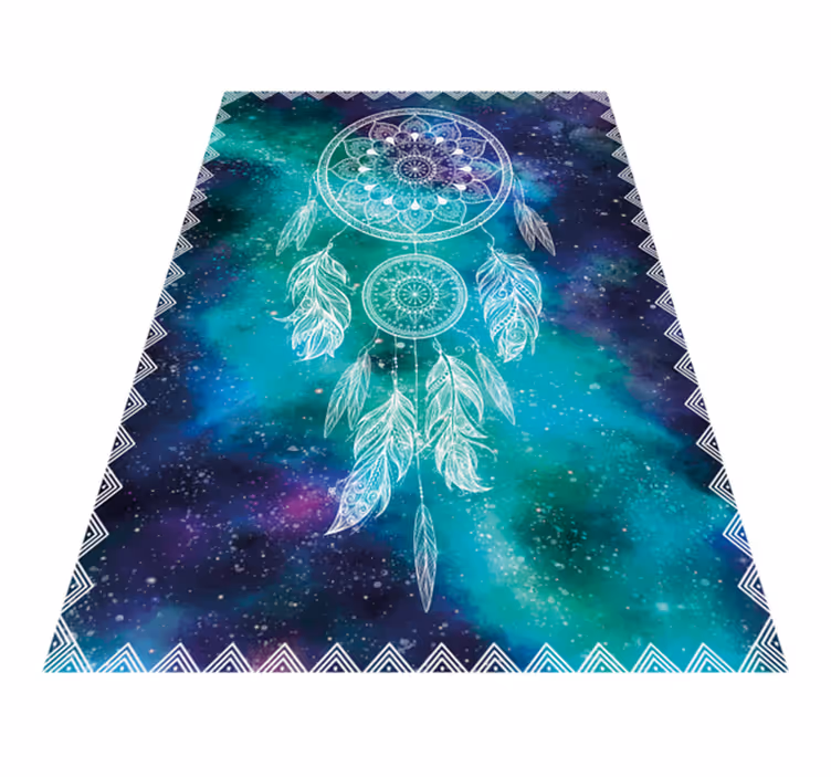 Tappeto vinile Mandala modello acchiappasogni - TenStickers