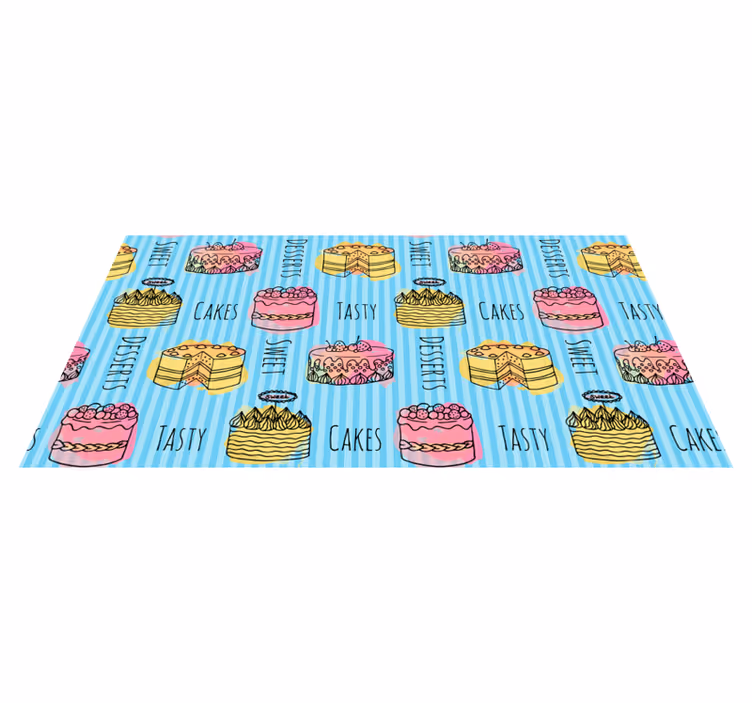 Tappeto pvc cucina delizie dolci - TenStickers