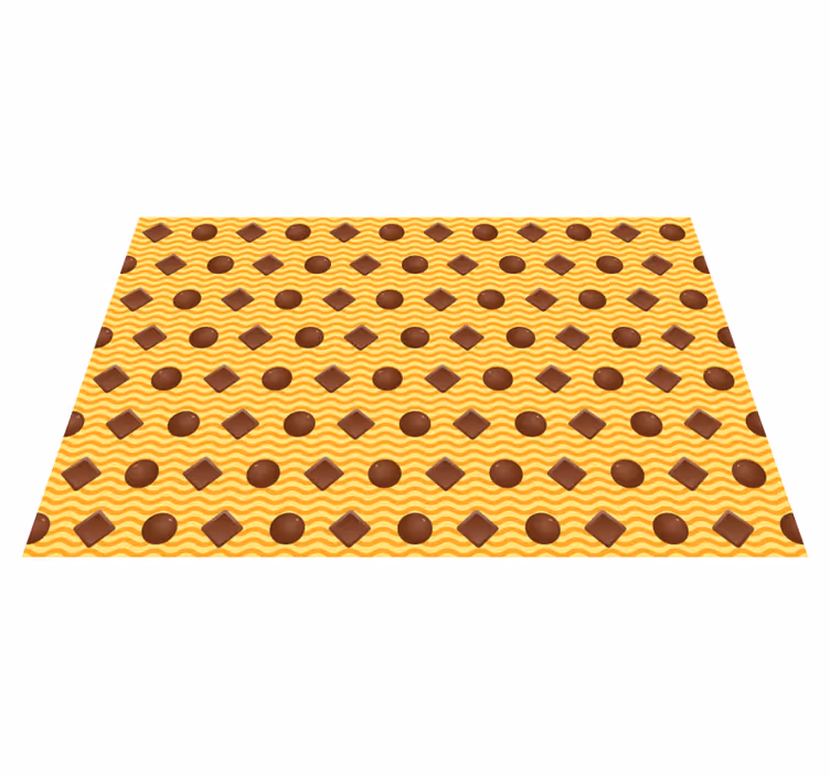 Tappeto pvc cucina motivo al cioccolato - TenStickers