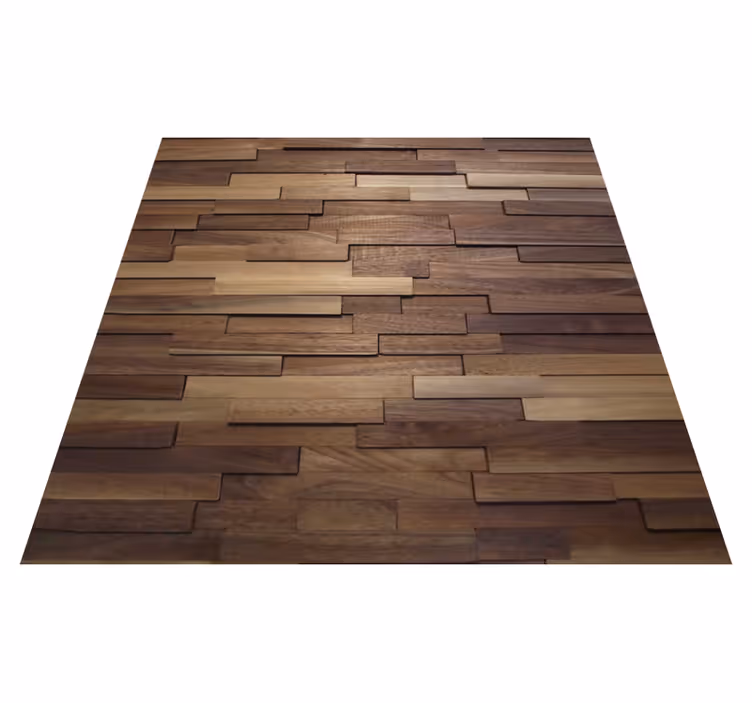 Tappeto vinile effetto legno modello elegante - TenStickers