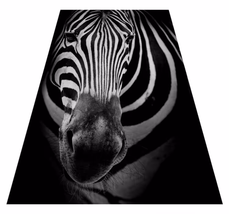 Tappeto vinile animali stampa a strisce zebrate - TenStickers