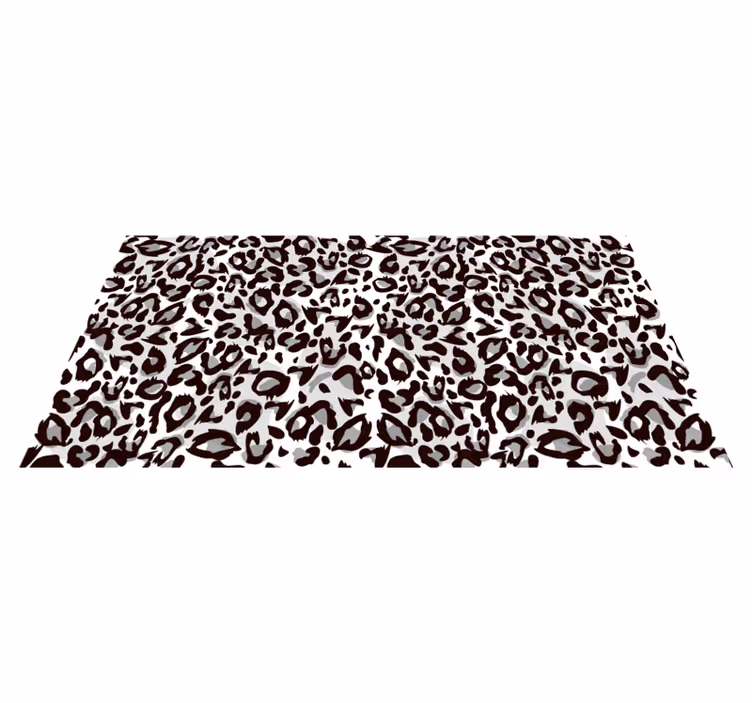 Tappeto vinile stampa animale motivo a tratti di leopardo - TenStickers