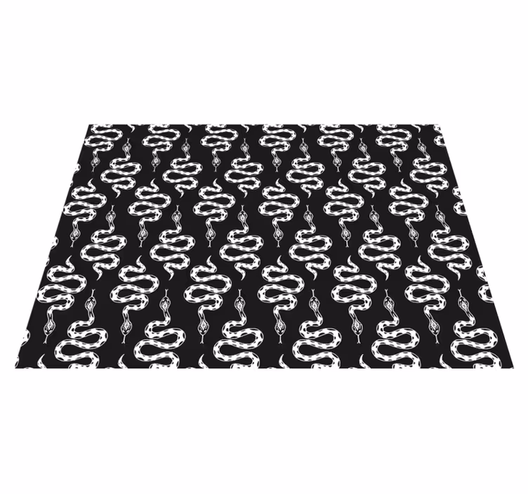 Tappeto vinile animali elegante motivo a serpente - TenStickers