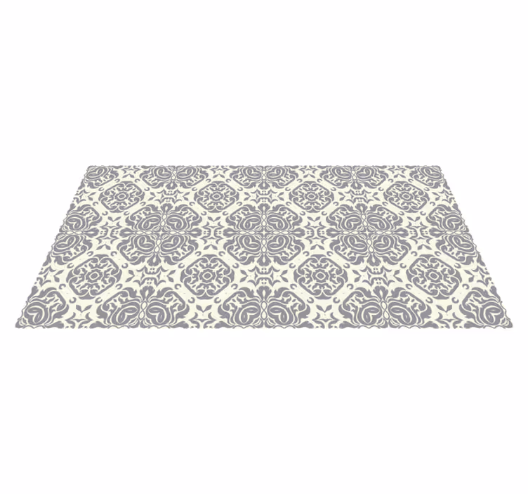 Tappeto pvc cucina graziosa illustrazione botanica - TenStickers