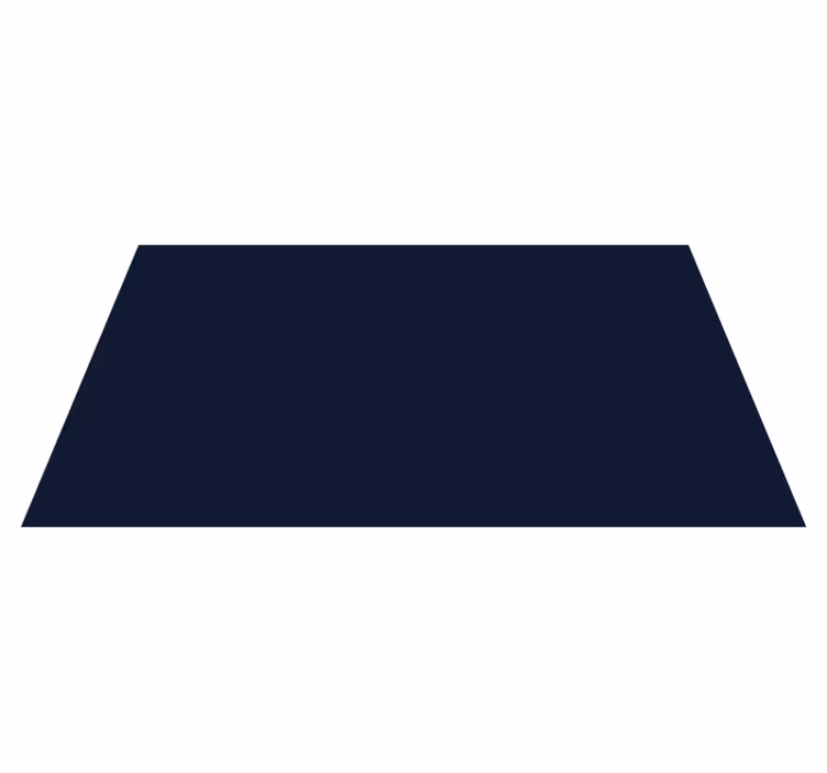 Tappeto vinile minimalista blu navy intenso - TenStickers