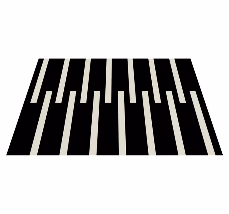 Tappeto vinile per ragazzi design a strisce elegante - TenStickers