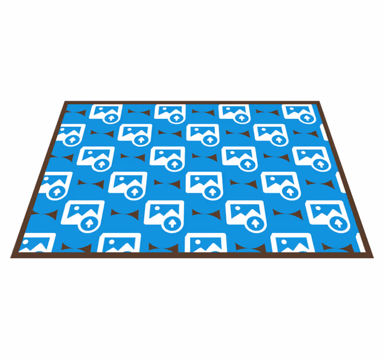 Tappeto vinile con nome modello di immagine - TenStickers