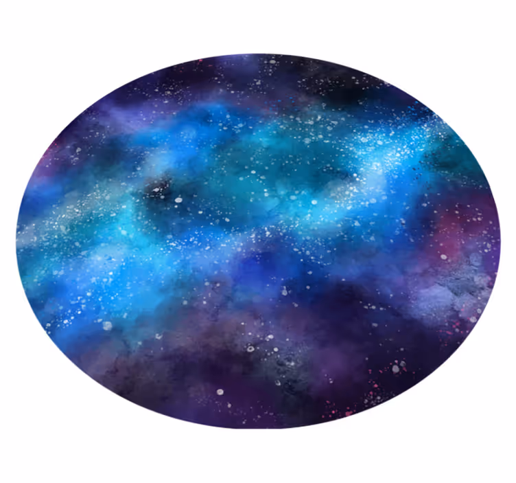 Tappetto vinile stelle oasi ispirata alla galassia - TenStickers