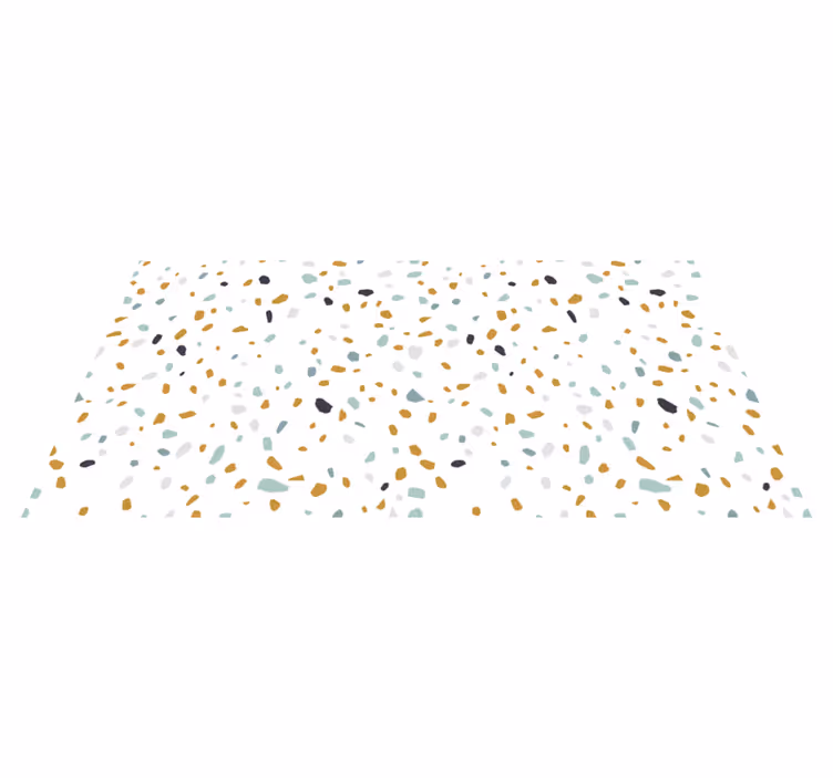 Tappeto in vinile con testi Terrazzo in stile nordico - TenStickers