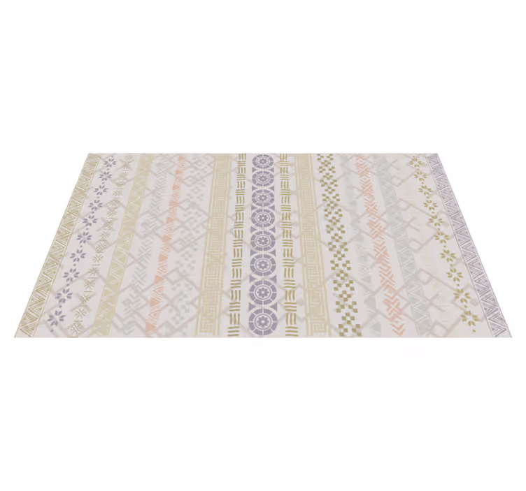 Tappeto pvc cucina motivo geometrico - TenStickers