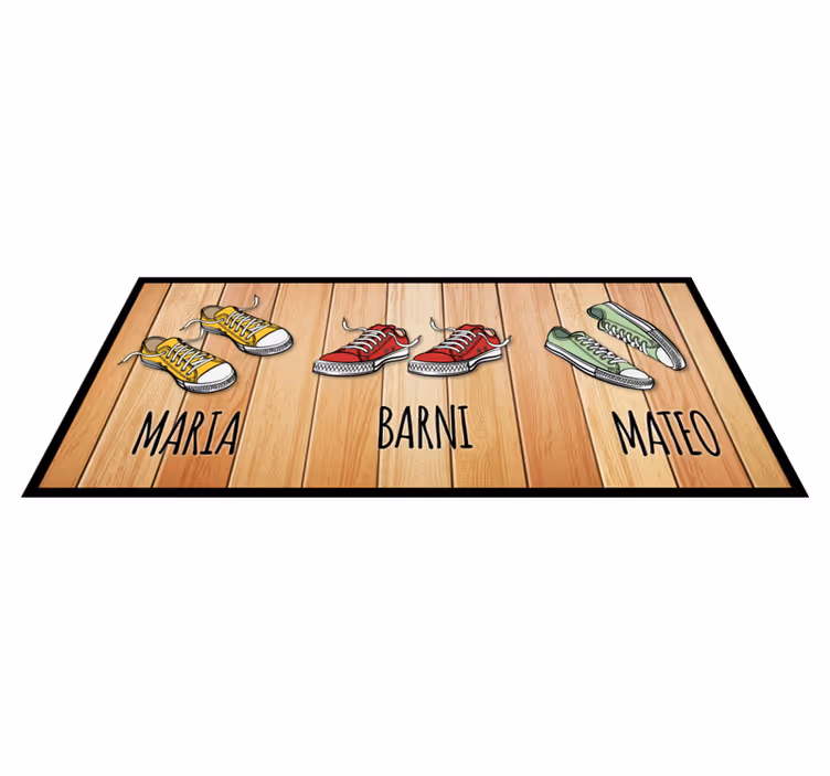 Zerbino pvc esposizione di scarpe personalizzate - TenStickers