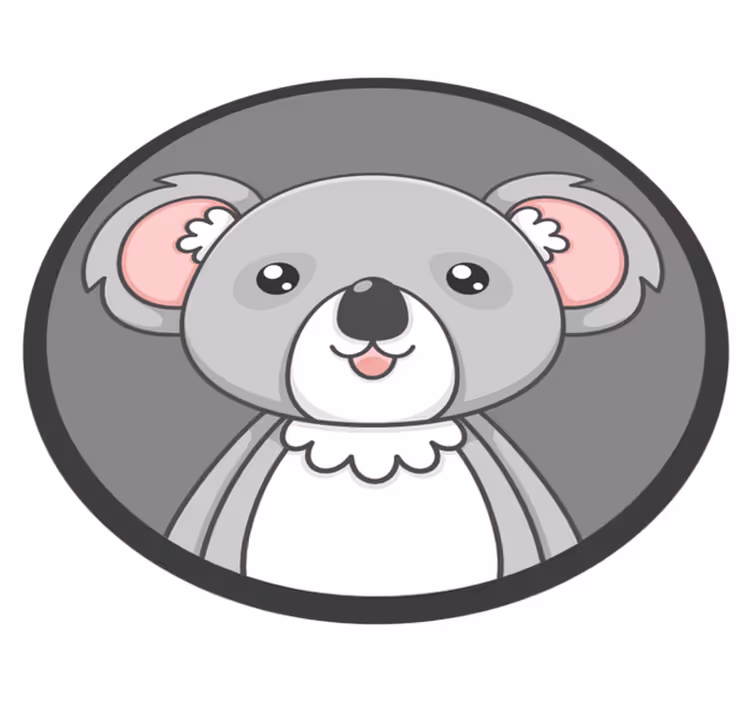 Tappeto vinile per bambini illustrazione koala carino - TenStickers