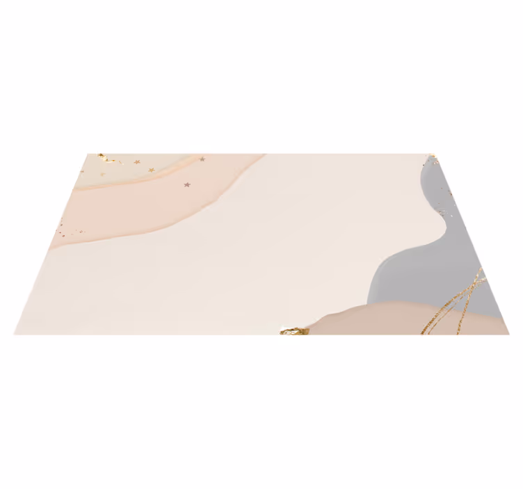 Tappeto vinile minimalista onde morbide astratte - TenStickers