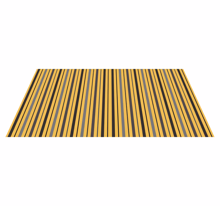 Tappeto vinile strisce motivo giallo verticale - TenStickers