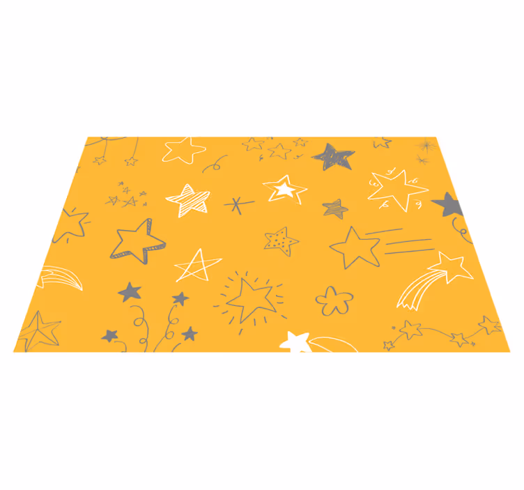 Tappetto vinile stelle modelli di notte stellata - TenStickers