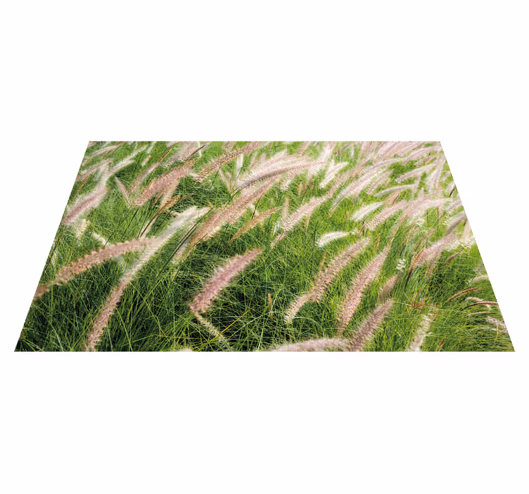 Tappeto vinile natura paesaggio verde lussureggiante - TenStickers
