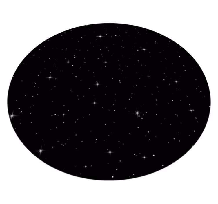 Tappetto vinile stelle visione notturna stellata - TenStickers