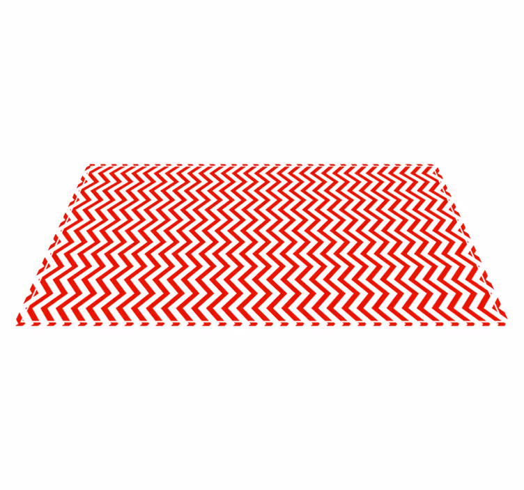 Tappeto vinile strisce forma a zigzag chevron - TenStickers