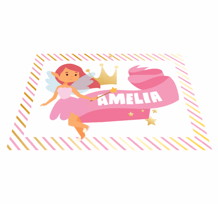 Tappeto vinile per bambini principessa delle favole - TenStickers