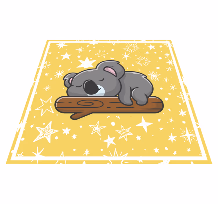 Tappeto vinile bebé sogni di koala - TenStickers