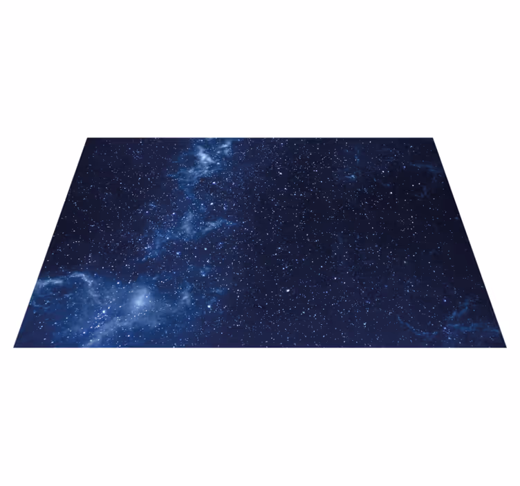 Tappetto vinile stelle sera celeste - TenStickers