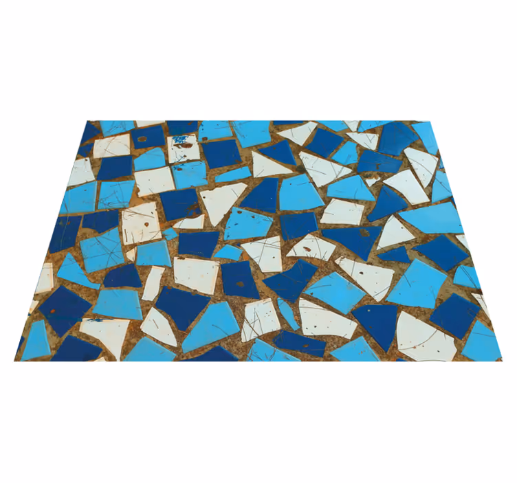 Tappeto vinile mosaico disposizioni in mosaico - TenStickers
