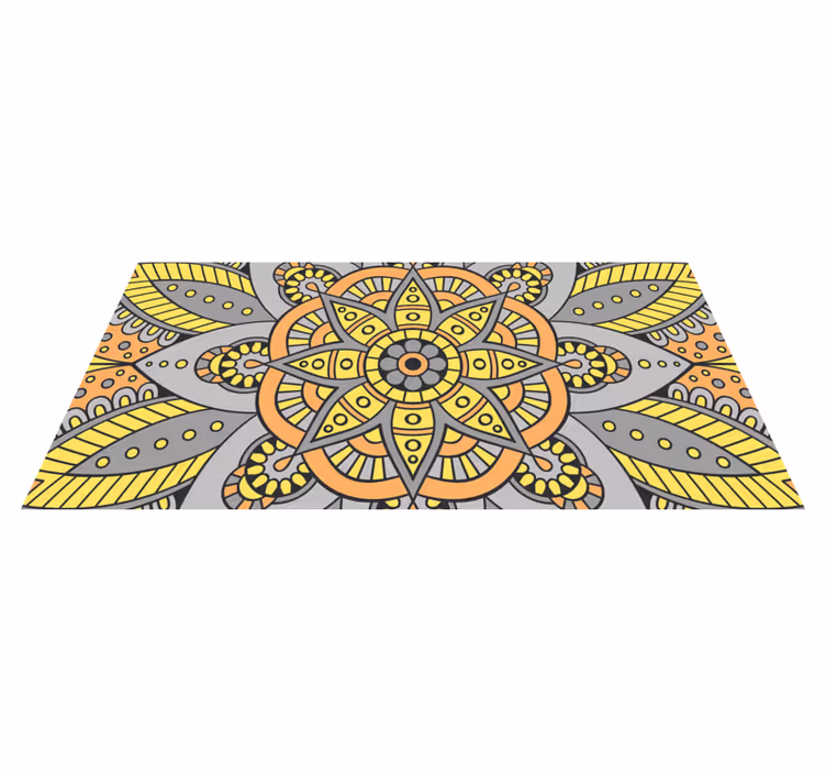 Tappeto vinile Mandala raffinato schema mandala - TenStickers