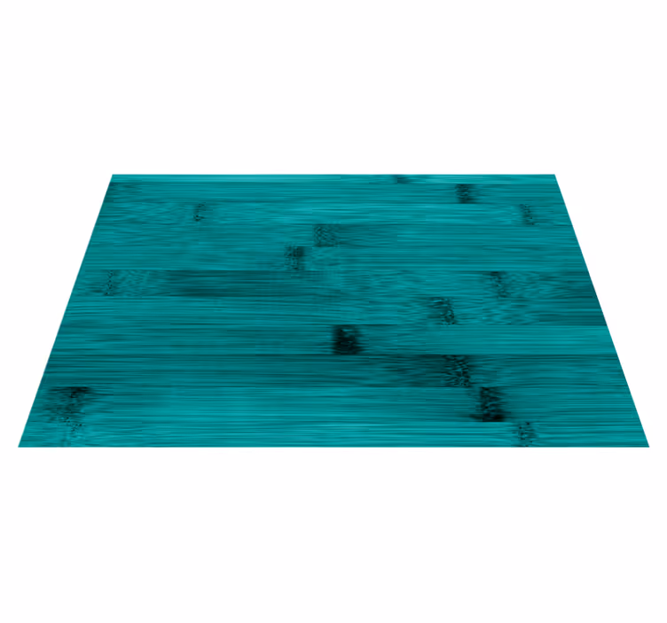 Tappeto vinile effetto legno texture turchese verde acqua - TenStickers