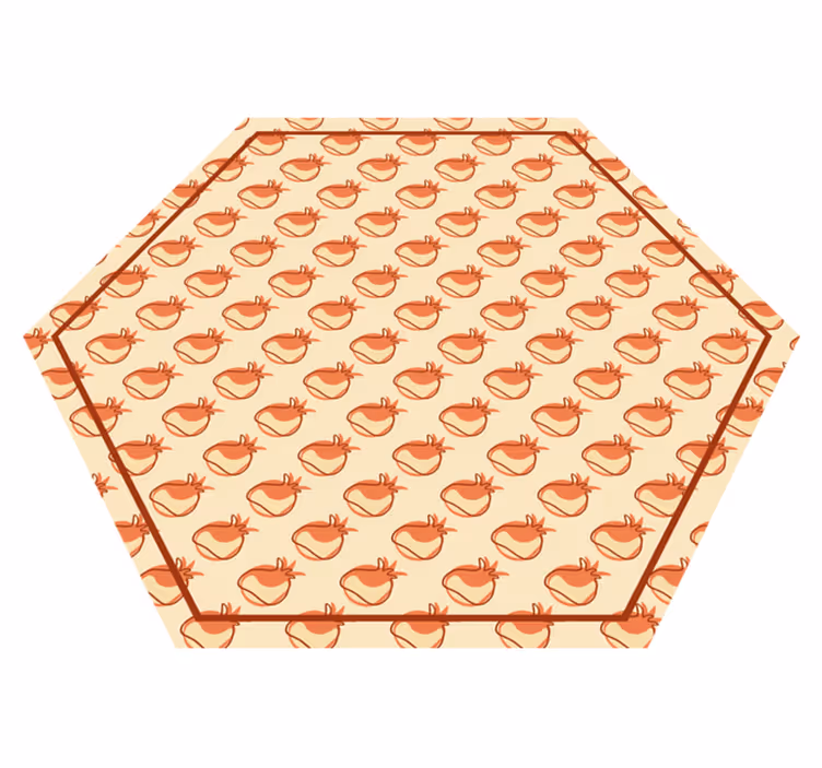 Tappeto pvc cucina affascinanti motivi di uccelli - TenStickers