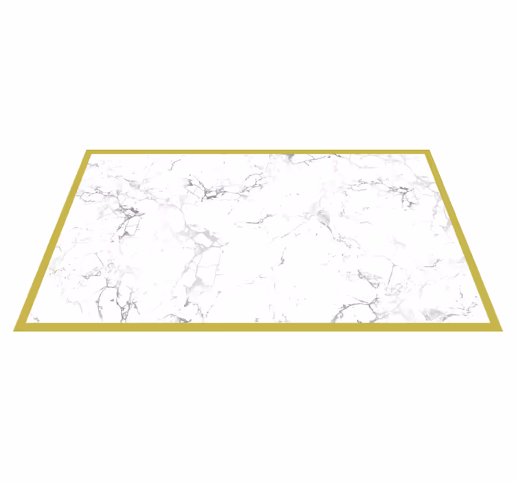 Tappeto vinile effetto marmo aspetto delineato raffinato - TenStickers