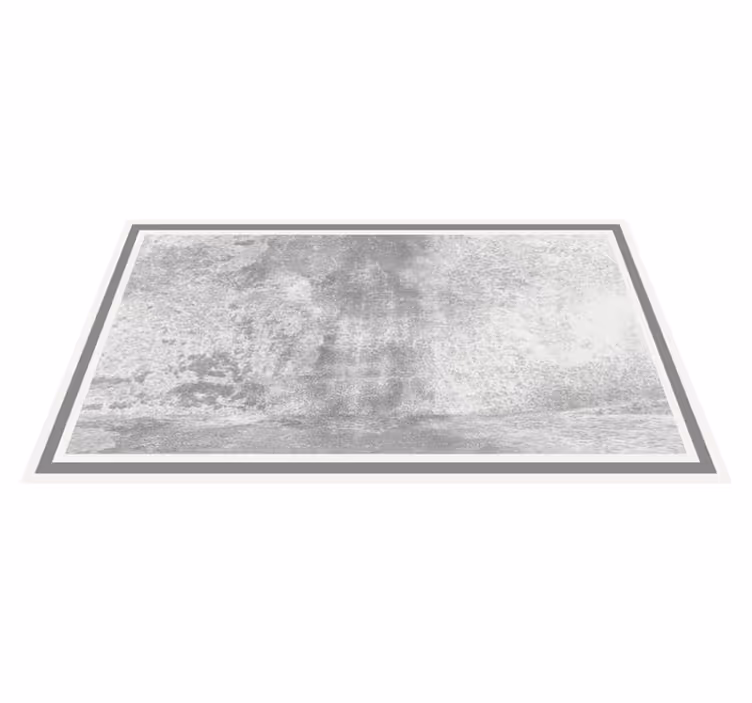Tappeto vinile effetto pietra colore grigio consumato - TenStickers