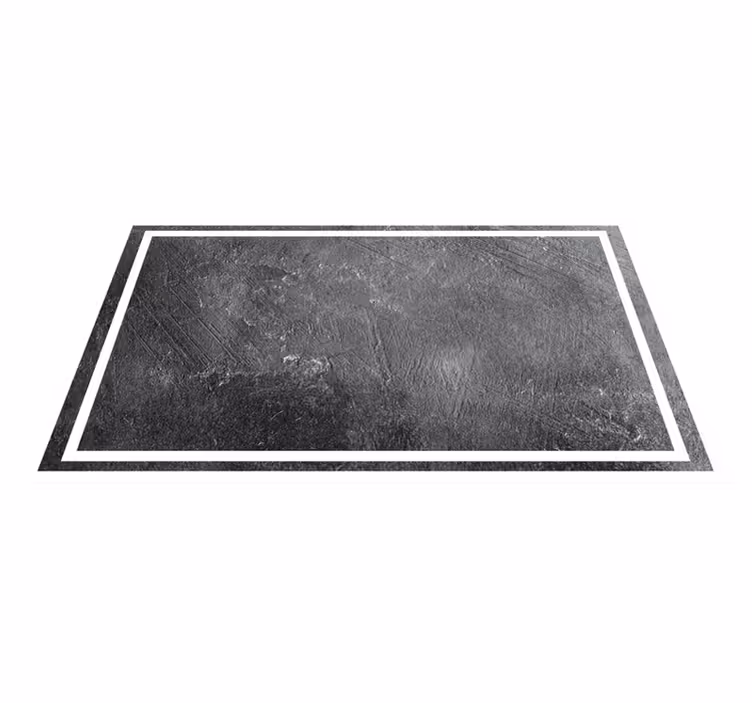 Tappeti vinile motivi effetto terroso nero - TenStickers