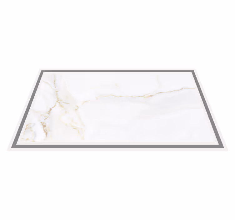 Tappeto vinile effetto marmo eleganti vene bianche - TenStickers