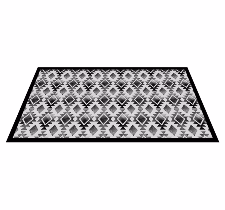 Tappeto vinile moderno stile motivo geometrico - TenStickers
