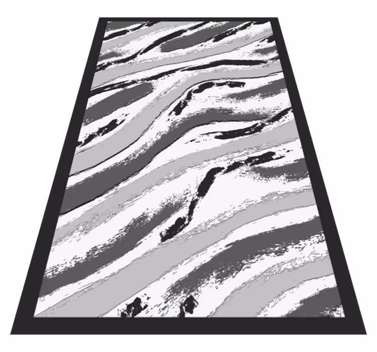 Tappeto vinile stampa animale strisce zebra eleganti - TenStickers