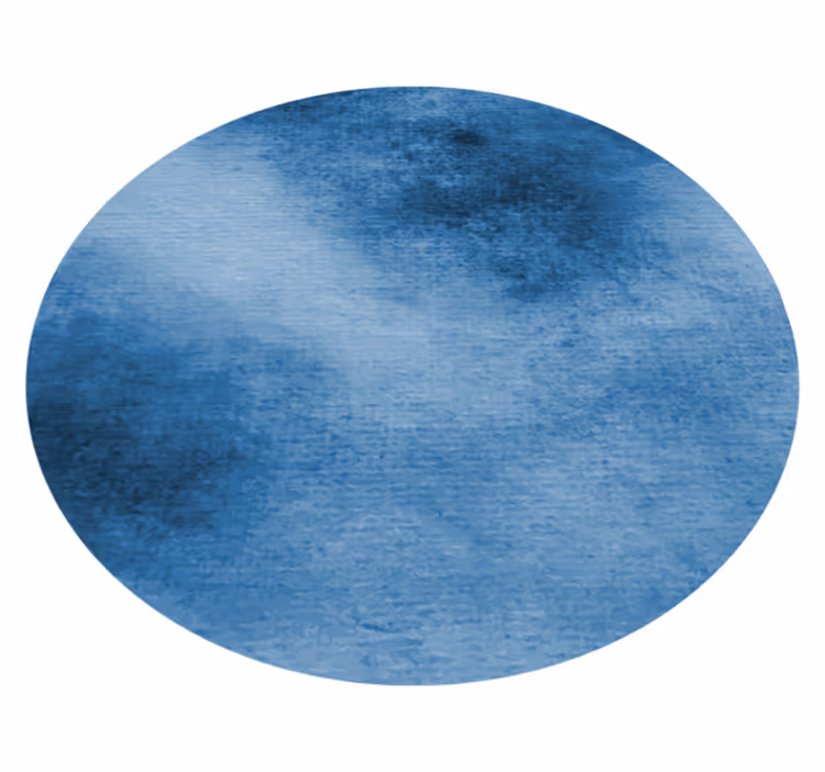 Zerbino pvc vortice blu profondo - TenStickers