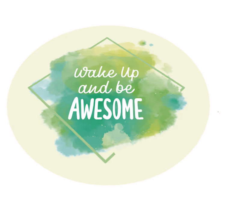 Tappeto vinile frase scatenare straordinario - TenStickers