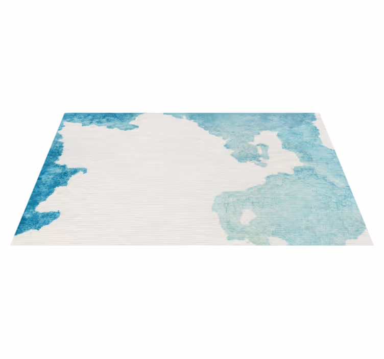 Tappeto vinile bagno delicato effetto acqua - TenStickers