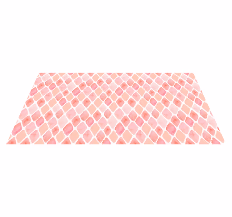 Tappeto vinile camera da letto pennellate rosa chiaro - TenStickers