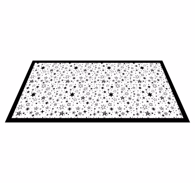 Tappetto vinile stelle motivo notturno stellato - TenStickers