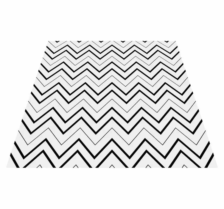 Tappeto vinile minimalista stile elemento chevron - TenStickers