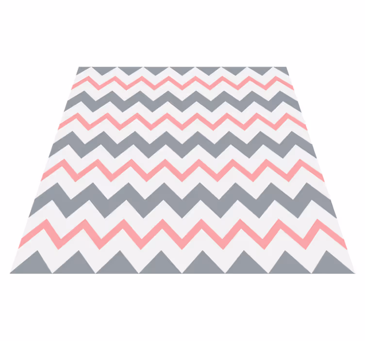 Tappeto vinile per bambini decorato a zig zag - TenStickers