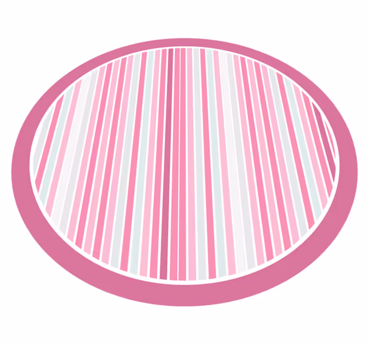 Tappeto vinile strisce stile chic a righe - TenStickers
